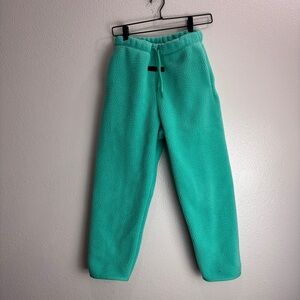 Fear of God Essentials Polar Fleece Crewneck Mint Leaf Pants Size 10